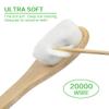 Micro Nano Very Soft Tooth Brush Set of 4 Manual Teeth with 20,000 Bristles for Children and Adults to Protect Against Tooth Sensitivity or Gums (White & Grey Bristles) view 3