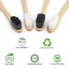 Micro Nano Very Soft Tooth Brush Set of 4 Manual Teeth with 20,000 Bristles for Children and Adults to Protect Against Tooth Sensitivity or Gums (White & Grey Bristles) view 4
