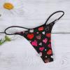 womens boyshorts underwear pyjama underwear women sexy set women g-strings thigh high white stockings women's knickers lace nightshirts multipacks with g-string bras women's pjs red thong view 3