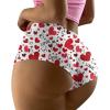 WILLBEST running underwear women christmas lingerie for women cotton panties for uk cut out white sports bra sexy outfit shaping thongs sexy slutty string pearls bow tie view 3