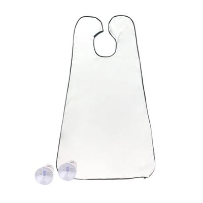 Beard Bib Non Stick Shaving Bib Beard Hair Catcher Apron with 2 Suction Cups Grooming Cape Beard Catcher Shaving Beard Accessories for Men