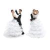 Ciieeo Landscape Props for Wedding 2pcs Resin Bride and Groom Cake Ornament Miniature Couples for Wedding Decorations view 1