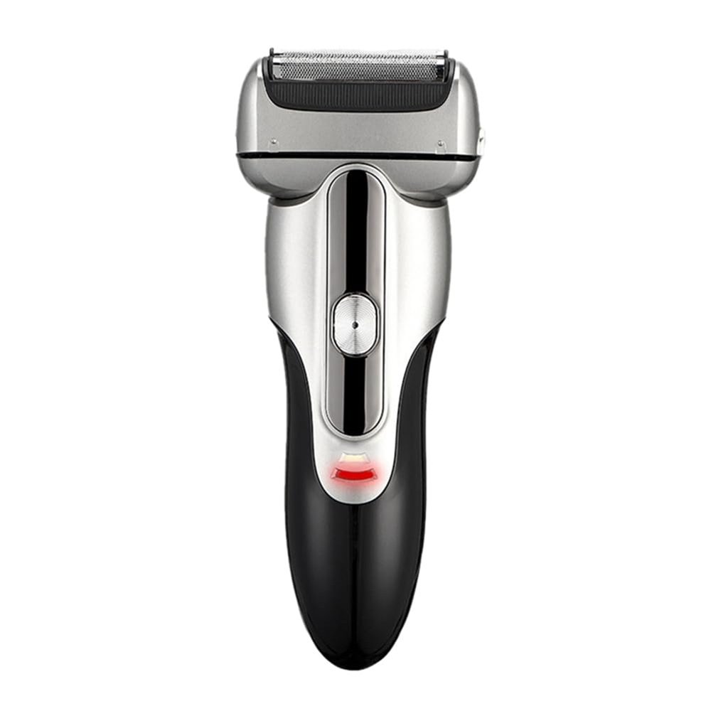 QUR 1 PCS Electric Shave Electric Shaver Men Beard Shave Bald Shaving Machine 3 Heads Silver