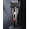QUR 1 PCS Electric Shave Electric Shaver Men Beard Shave Bald Shaving Machine 3 Heads Silver view 4