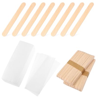 FRCOLOR 200pcs Wax Strips for Body Hair Removal Sticks and Strips for Hard Waxing Sticks and Soft Wax Application