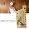 Blanketswarm Sauna Thermometer,Sauna Hourglass Sand Timer,15 Minutes Sauna Sand Timer,Wood 0 to 140 Celsius Degree Temperature Gauge Wall Mount Sauna Accessory view 3