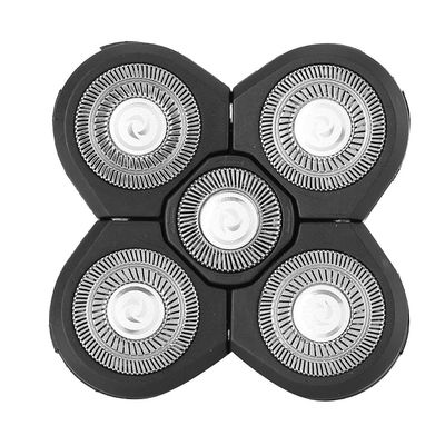 5 Head Replacement Blade for Pitbull Universal Electric Beard Shaver Replacement Head 5 Blade Rotating Head Trimmers Accessory Spare Shaver Head (Spare 5