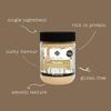 Med Cuisine Tahini - All Natural 100% Roasted Humera Single Origin Sesame Seeds Paste - Vegan, Gluten-Free, Peanut Free, Nut Free, Soy Free - 454gr view 3