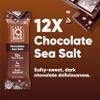 IQBAR Brain and Body Clean Plant Protein Bars - Chocolate Sea Salt - 12 Bars - Keto, Vegan, High Fiber, Gluten and Dairy Free, Low Sugar Snack with Nutrients for Focus, Energy, Meal Replacement view 4