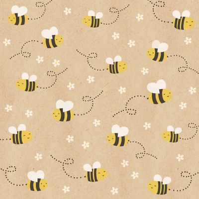 20 Napkins Recycled Paper Animal Motifs Small Flying Bees Table Decoration Paper Napkins with Motif Also for Decoupage and Decoupage 33 x 33 cm