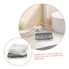 IMIKEYA 4pcs Punch Wall Mount Soap Holder Bathroom Wall Hanging Soap Draining Rack Lidless Storage Box for Bathroom Dish Mounted view 2