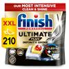 Finish Dishwasher Tablet, Ultimate Plus Infinity Shine, 210 Tabs (105 x 2pck), Lemon Sparkle, Tough on Grease, Our Most Intensive Clean & Shine, Effective for Short Eco Cycle view 2