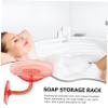 jojofuny Wall-mounted Soap Dish Hanging Soap Dish Holder for Bathroom Drainage Design Sturdy Material view 2