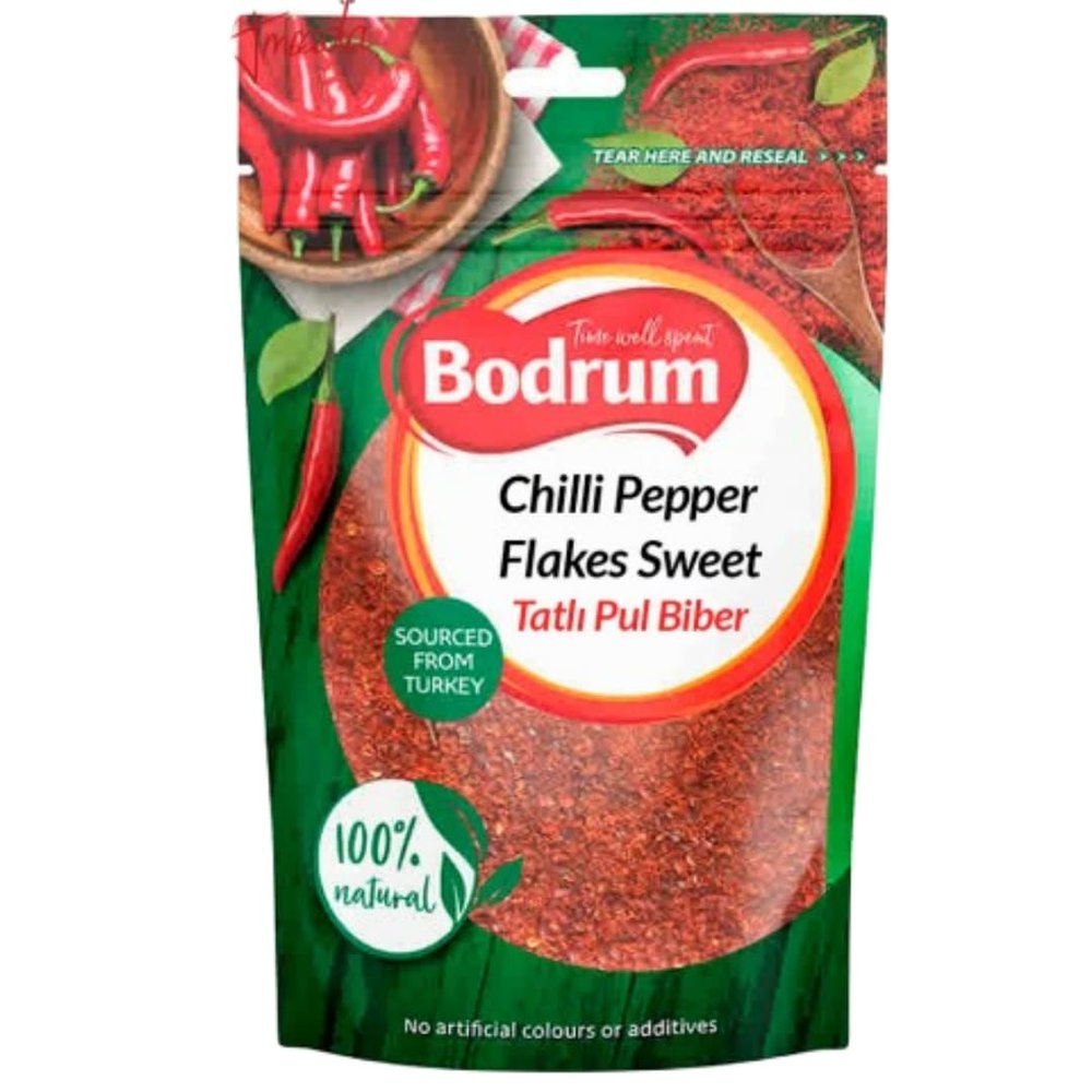 Bodrum Chilli Pepper Flakes Sweet 100 Gram