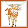 IHR Ideal Home Range Cocktail Napkins Serviettes Rosanne Beck Hometown Pride Disposable 3-Ply Paper Party Napkin Pack, 5'' x 5'', White Longhorn, 20-Count view 1