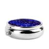 Bright Stars Round Pill Box, Cute Small Pill Box, Mini Pill Box, Round Metal Pill Box, Travel Pill Box view 3