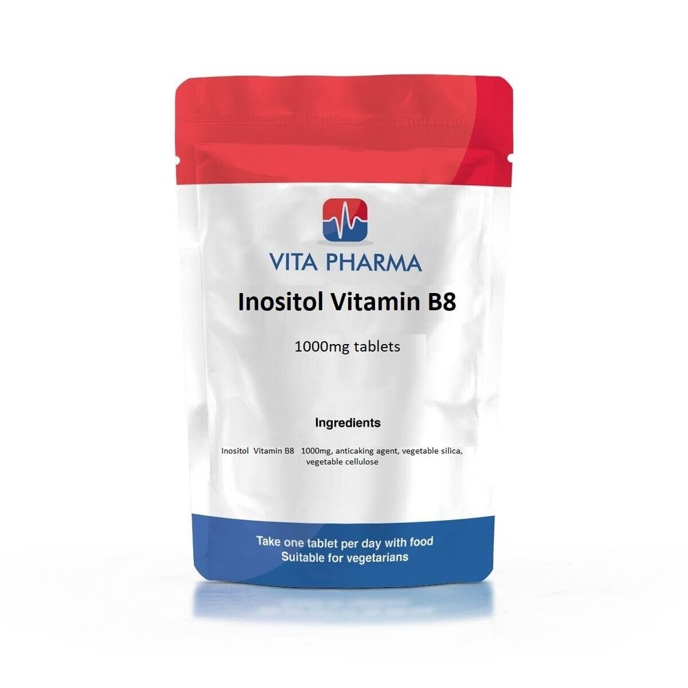 VITA PHARMA Inositol (Vitamin B8) 1000mg 60 Tablets