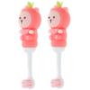 PartyKindom 6pcs Cute Bear Soft Bristle Boys and Girls Toothbrush for Boy Girl Manual for Age view 2