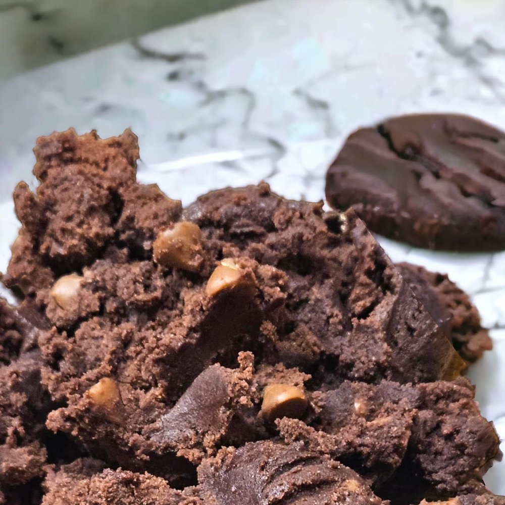 Bingo and Bongo Edible Cookie Dough Double Chocolate Chip Flavour Ready To Eat Fresh Treat (2 Pack)