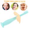 GLEAVI 3pcs Silicone Training Toothbrush Protective Baffle for Boy Girl Boys and Girls Soft Bristles for Oral Care for Girl's First Brushing view 2