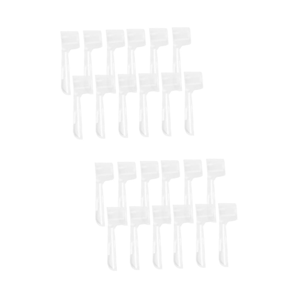GLEAVI 24pcs Portable Electric Toothbrush Protective Cover Toothbrush Head Cover for Travel Keeps Clean and Dry Fits Electric
