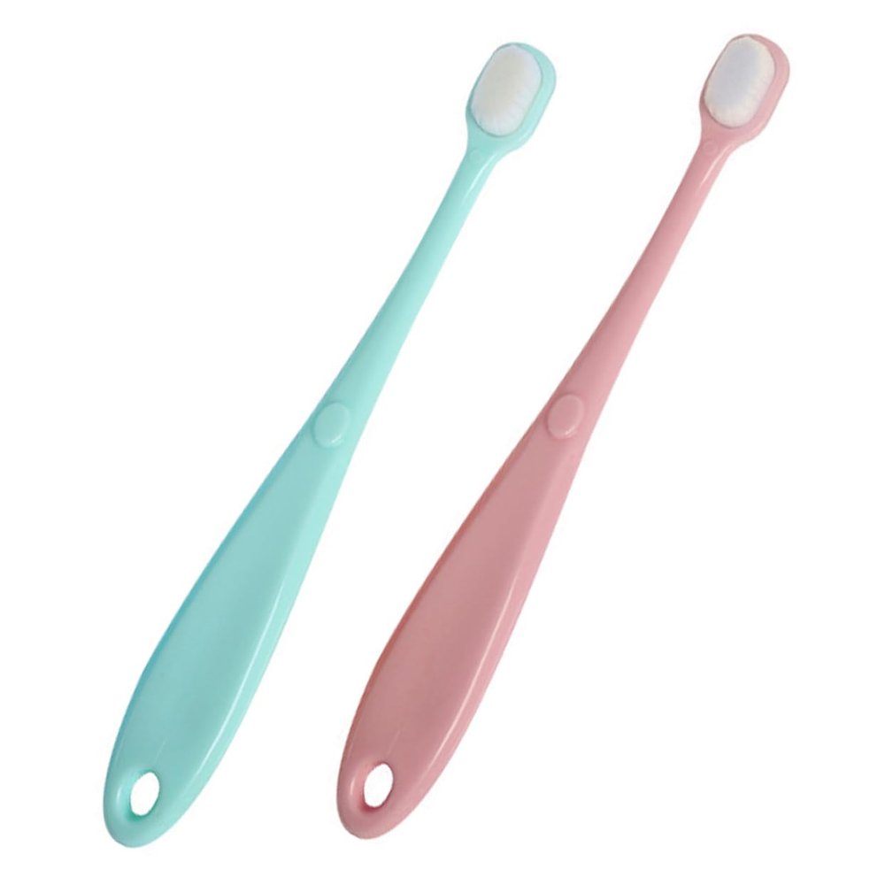 GLEAVI 4pcs Boys and Girls Toothbrush Newborn Tooth Cleaning Brush Bristle Toothbrush for Toddlers Years Old Gum Cleaner for Year Old