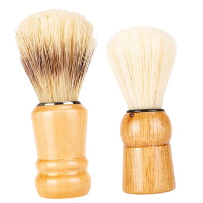 Angoily 8pcs Wood Handle Shaving Brush Shave Brush for Men for Shaving Routine