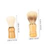 Angoily 8pcs Wood Handle Shaving Brush Shave Brush for Men for Shaving Routine view 2