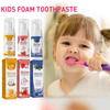 Lovelycat Applicable to Oral Care for Children Aged 3 Years and Above Foam Toothpaste Fruity Foam Toothpaste for Children Low Fluoride Foam Toothpaste and mouthwash (Strawberry) view 4