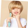 GLEAVI 2pcs Manual Toothbrush for Toddlers Silicone Brush Baffle Safe Chewing Toothbrush for Boys and Girls Oral Hygiene view 3