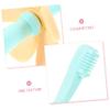 GLEAVI 2pcs Manual Toothbrush for Toddlers Silicone Brush Baffle Safe Chewing Toothbrush for Boys and Girls Oral Hygiene view 4