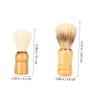 Angoily 4pcs Shaving Brush for Men Wood Handle for Beard and Moustache Grooming Father's Day view 2