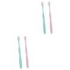 GLEAVI 4pcs Micro-Nano Manual Gum Care Toothbrushes Portable for Family Women Men Soft Bristles for Travel and Home Use view 1