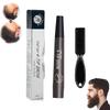Elmyse Beard Filling Pen, Waterproof Beard Filling Pen Kit, Beard Pencil Filler For Men, Beard Pen For Men, Elmyse Beard Pen Shape & Define Your Beard, Long Lasting, Natural (Gray Brown) view 1