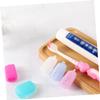 GLEAVI 20pcs Silicone Toothbrush Head Cover Protector Toothbrush Cover for Travel Keeps Clean and Hygienic During Outdoor Trips Easy to Use Cap Random Color view 4