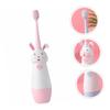 GLEAVI 3 Sets Cartoon Sonic Vibrates Boy Girl's Electric Toothbrush for Boys and Girls Sonic Vibrates Use view 2