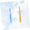 GLEAVI 2pcs Shaped Toothbrush for Silicone Training Brush Safety Guard Bristle Cleaner view 2