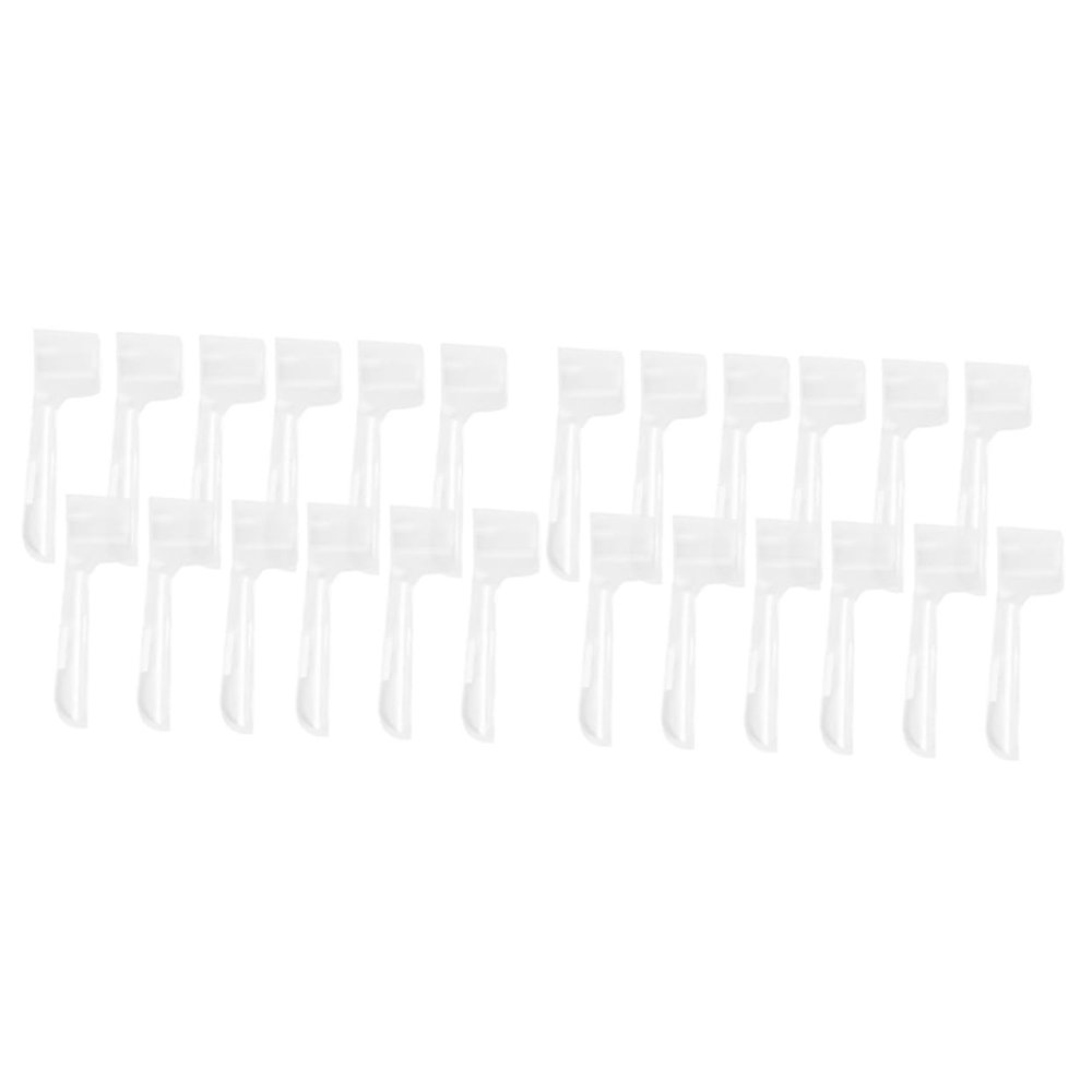 Mobestech 24pcs Electric Toothbrush Case Toothbrush Head Covers Safe and Easy Travel Storage for Boys and Girls and Adults