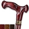 Asterom Walking Cane for Men & Women - Ergonomic, Handmade - Cool Walking Stick for Seniors, Stylish Wooden Canes (Cherry, 36 Inches) view 1