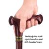 Asterom Walking Cane for Men & Women - Ergonomic, Handmade - Cool Walking Stick for Seniors, Stylish Wooden Canes (Cherry, 36 Inches) view 4