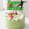 yafuidil Soccer Themed Happy Birthday Cake Topper for Birthday Wedding Party Cake Decorations, 1 Pack view 3