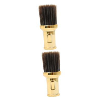 DOITOOL 2pcs Hair Cleaner Brush for Styling Broken Hair Removal Neck Duster for Hairdressing Salon Barber Cleaning Brush