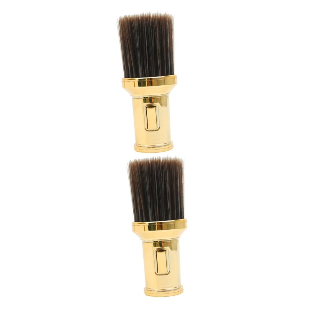 DOITOOL 2pcs Hair Cleaner Brush for Styling Broken Hair Removal Neck Duster for Hairdressing Salon Barber Cleaning Brush