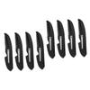 DOITOOL 2sets Men Comb Beard Comb Plastic Hair Portable Folding Pocket Beard Accessory Male Grooming 4pcs*2 view 1