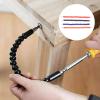 8Pcs Flexible Shaft Extension Bits, 295mm Soft Shaft Drill Bit with Hex Shank for Computer Chassis Electrical Cabinets Furniture view 3