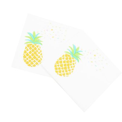 HAPINARY 100pcs Birthday Party Paper Napkins Cartoon Tissue Napkins for Wedding Dinner Party