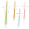 HAPINARY Silicone Baby Toothbrush 4Pcs with Suction Base Safe Soft Bristles for Infant Oral Care and Gum Massage view 1