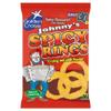 Golden Cross Johnny's Spicy Onion Rings - Crunchy Snack, Party Favorite Corned Snacks 36 x 22g (Price Marked) Crisps view 1