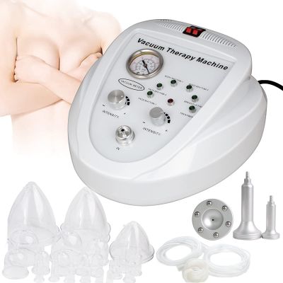 X&Z-XAOY Cupping-Therapy Sets Body Shape Massage Machine, Vacuum Therapy Massage Vacuum Pump Enhancement Machine With 24 Cups And 3 Pumps