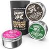 Gnarly Joe Beard Softener & Face Cream Gift Pack for Men - 3 x 85g Tins (255g) - Triple-Whipped Beard Butter with Cocoa & Shea - Natural Beard Moisturiser, Cream & Conditioner - Made in UK view 1